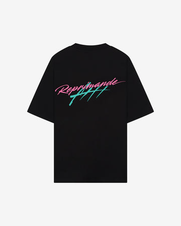 BLACK MIAMI T-SHIRT - REPRIMANDE